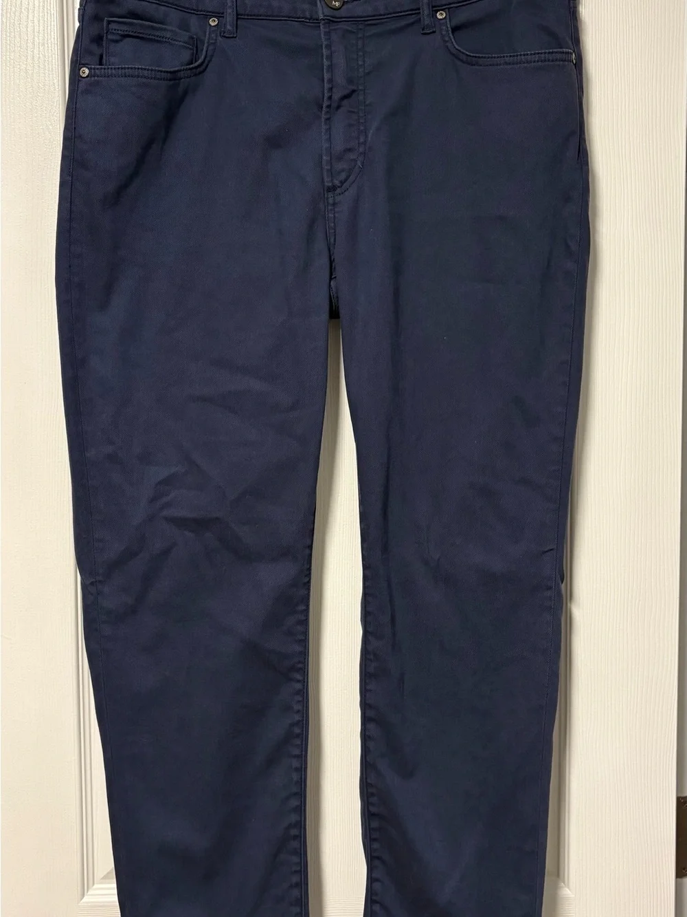Men's Slim Navy Chinos